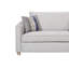 Tissu causeuse - 2 coussins en duvet