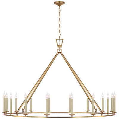Darlana 16 - Light Wagon Wheel Chandelier
