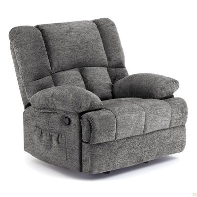 Fauteuil inclinable à bascule surdimensionné pour adultes de salon