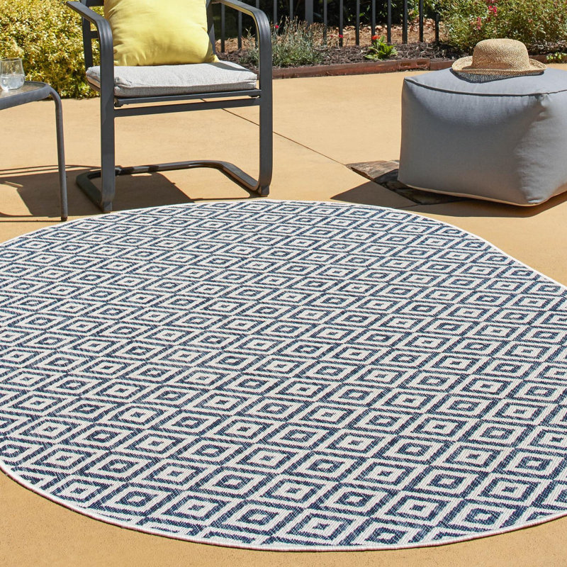 Jill Zarin Costa Rica Indoor/Outdoor Rug, Oval 5'3" x 8'