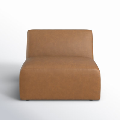 Morell Genuine Leather Slipper Chair