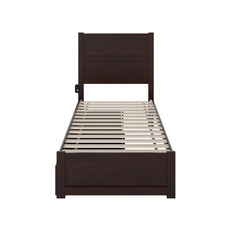 Lark Manor Ney Solid Wood Platform Storage Bed & Reviews | Wayfair