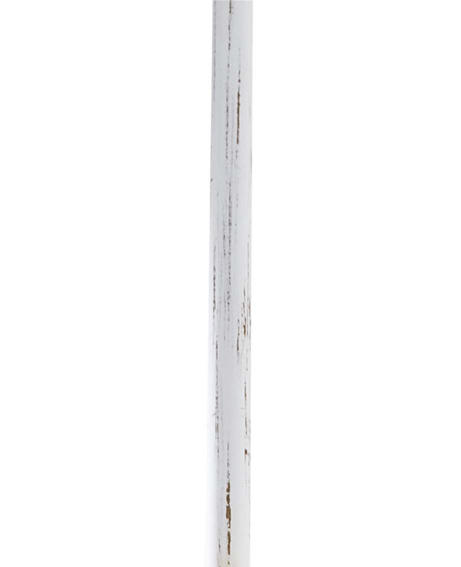 Tige de ventilateur de plafond, H 18 po x l 0,75 po x P 0,75 po, Blanc provençal