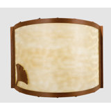 Rustic Lodge 1 - Light Flush Mounted Sconce