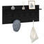Wall-Mounted Coat Rack With Shelf Engineered Wood-1692554453