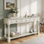 Console Console de 63 po de long avec tiroirs et tablette pour le vestibule-1109058181