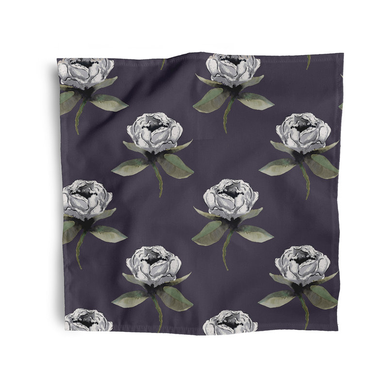Serviette 19 po Ladwig Bunch Floral, Mauve