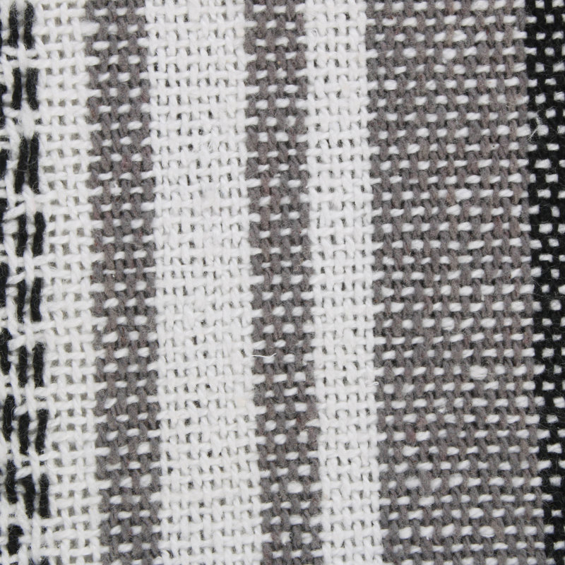 Jeté en coton , Noir
