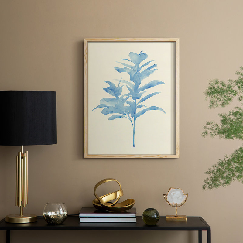 Verditer Fig I, reproduction encadrée - bois massif, H 11 po x l 9 po
