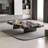 Italian rectangular marble coffee table-104470027