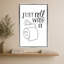 «Bathroom Puns V» par Becky Thorns - Impression sur toile-130879250-130879235