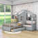 Abdisalam Upholstered house shape Platform Bed