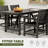 7-Piece HDPE Outdoor Dining Table Sets With Dining Table-71821214