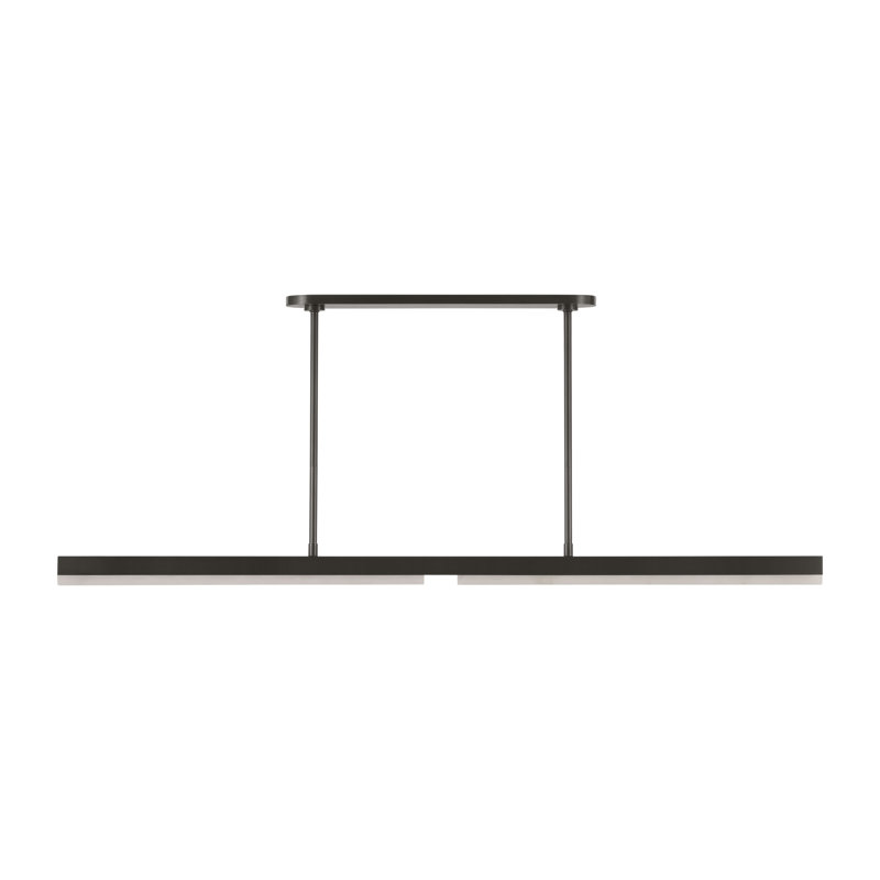Linea LED Chandelier, Bronze