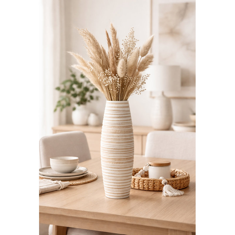 Handmade Wood Table Vase