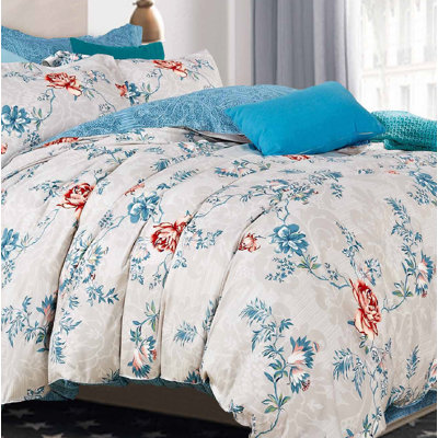 Ensemble de housse de couette réversible 3 pièces 100% coton Ravenscourt