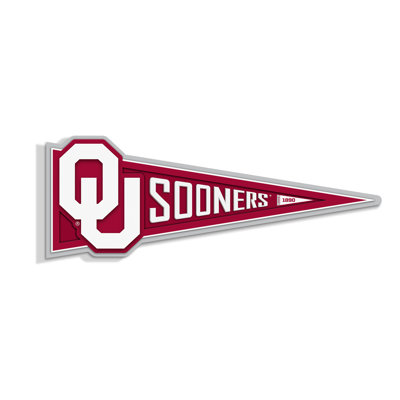 NCAA Oklahoma Sooners Pennant Sign