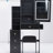 Left Side Vanity Table - 2 Ac + Ports, Extra Large Touch Led Mirror, , Cushioned Stool, Black , American Small Dressing And Stool Package, Socket,-1372098977