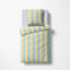 Sateen Striped Duvet Cover Set with Pillow Shams-98585299