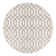 Glam Geometric White Silver Area Rug