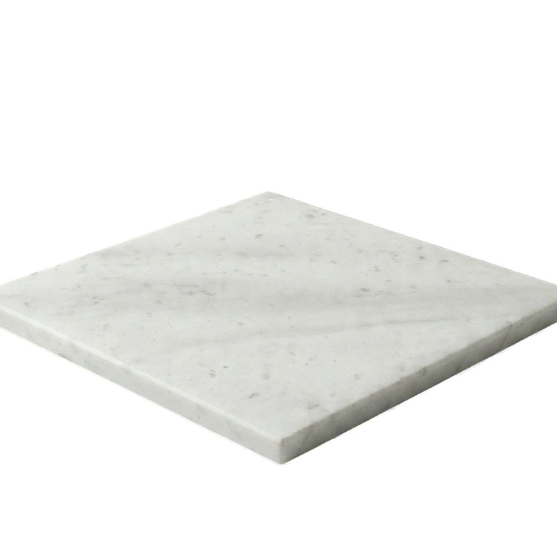 Carrelage mural et de sol en marbre blanc glacier 8 x 8 pi