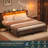 Jaquaya Bed Frame with Charging Station and Led Lights-351043229-351043228
