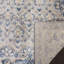 Tapis gris clair / bleu Asucena-514347663