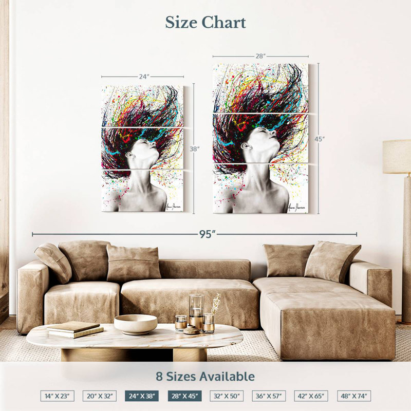 Leisha Afterglow, 38" H x 24" W