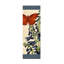 Art mural sur toile tendue - Gail Fraser «In Blue Salvia - Vertical Panel», art mural pour salon, chambre à coucher ou bureau - 8 x 24