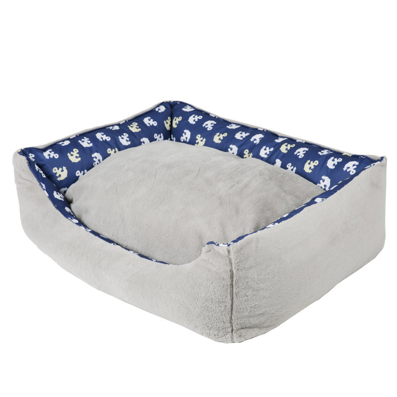 Anchor's Away Reversible Pet Bed, Large (45" W x 30" D x 10" H)
