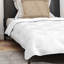 Winter Set 2 Pcs White Microfiber Duvet with Pillows-2028963360