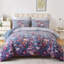 Ensemble d'édredon réversible 3 pièces à motif floral en microfibre douce toutes saisons-122494853-122494856