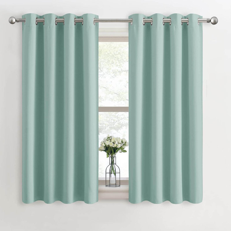 Blackout Curtain, Light Green