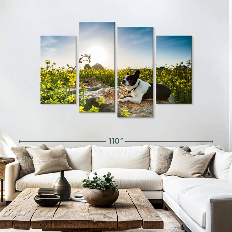 Brampt Meadow Dog, 54"H x 84"W