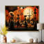 «African Contemporary Warriors Silhouettes», reproduction d'art mural africain-341976339-341976344