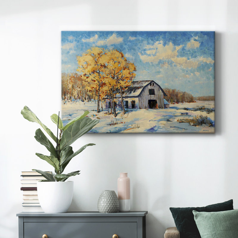 Automne, galerie d'art sur toile tendue, H 18 po x l 27 po
