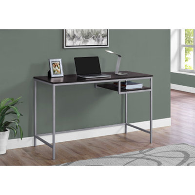 Bureau d'ordinateur, bureau personnel, ordinateur portable, l 48 po, travail, stratifié, contemporain, moderne