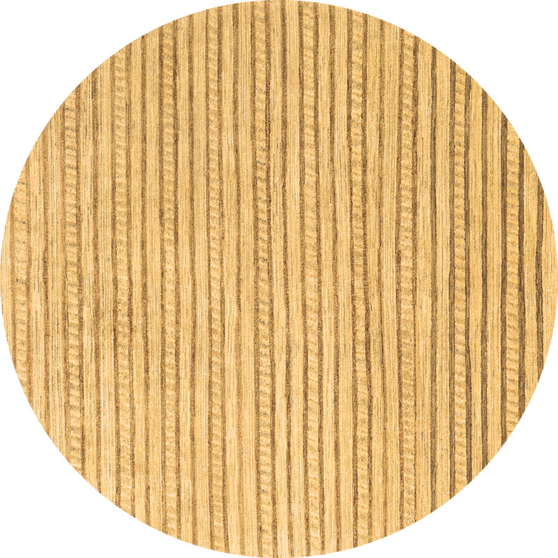Annelee Washable Striped Indoor Rug, Round 3'