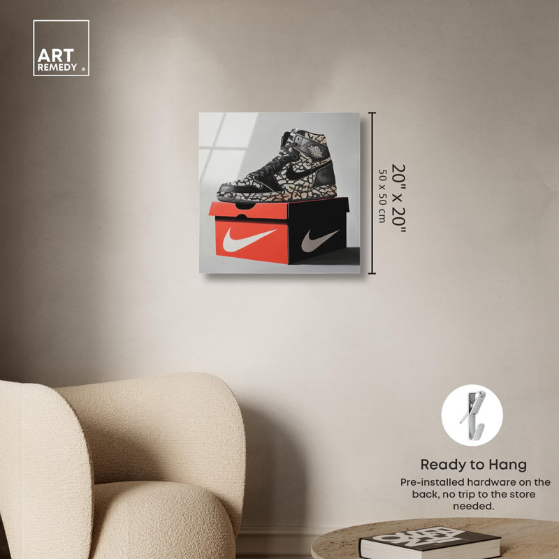 «The Upmost Stylish Sneaker», impression sur toile par Art Remedy, H 20 po x l 20 po