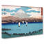 Sailing Past Mount Fuji by Utagawa Hiroshige - Wrapped Canvas-55324137