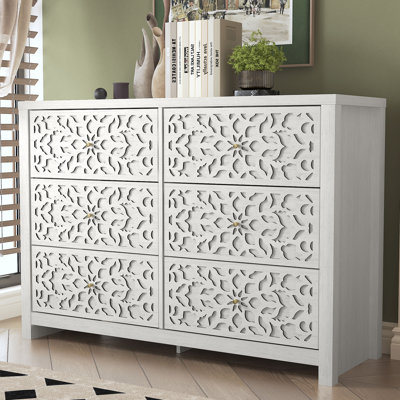 Lukasik 45.4'' W 6-Drawer Double Dresser
