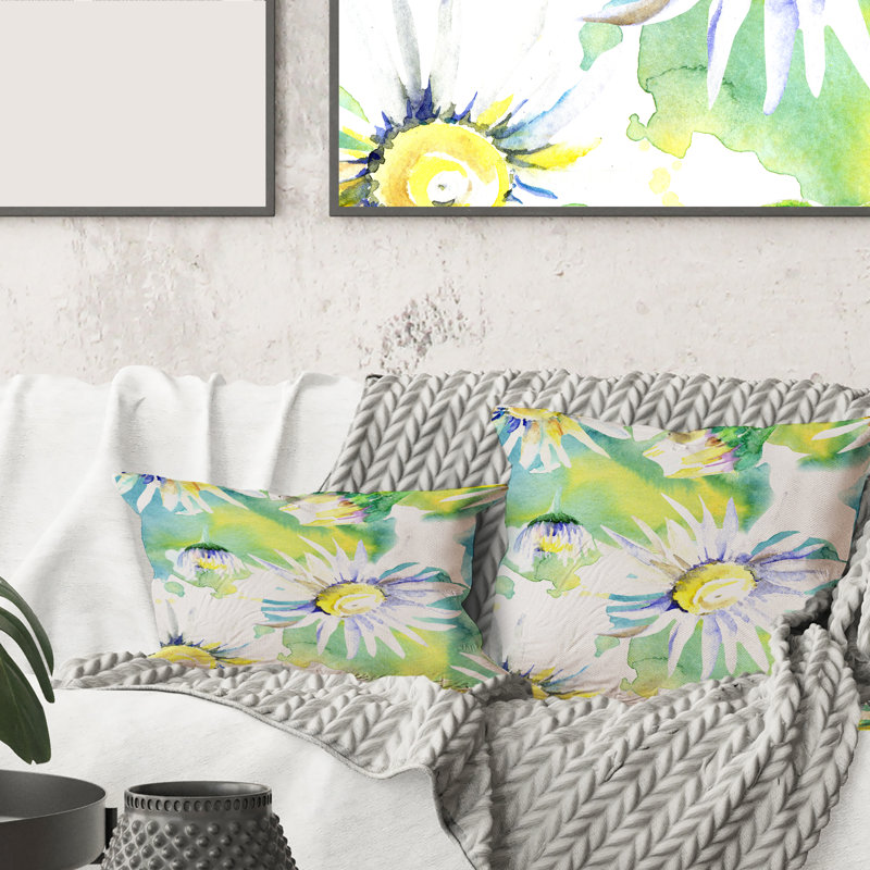 Floral Throw Pillow