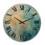 Horloge murale en bois massif Amesha-465443832