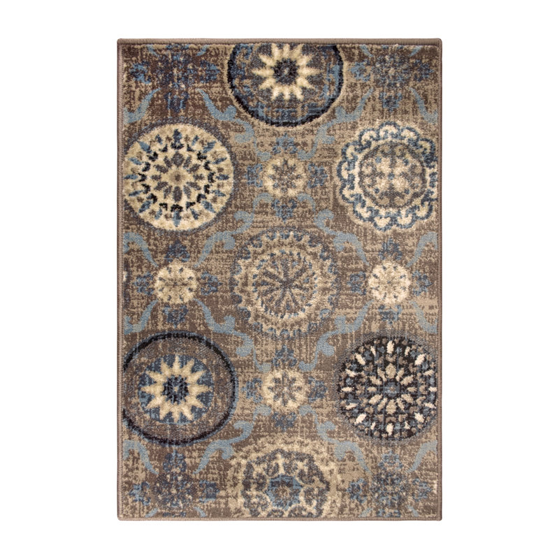 Tapis Jacqulina avec envers antidérapant, Rectangle 2 pi x 3 pi