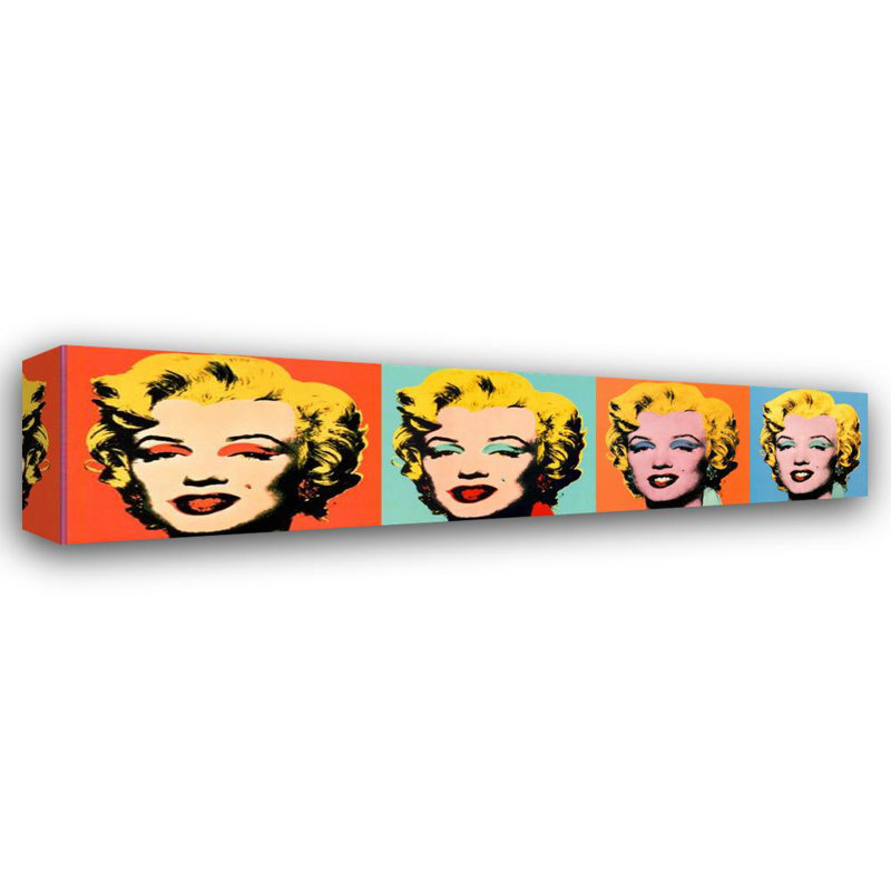 Marilyn Monroe - Pop Art, 12" H x 48" W