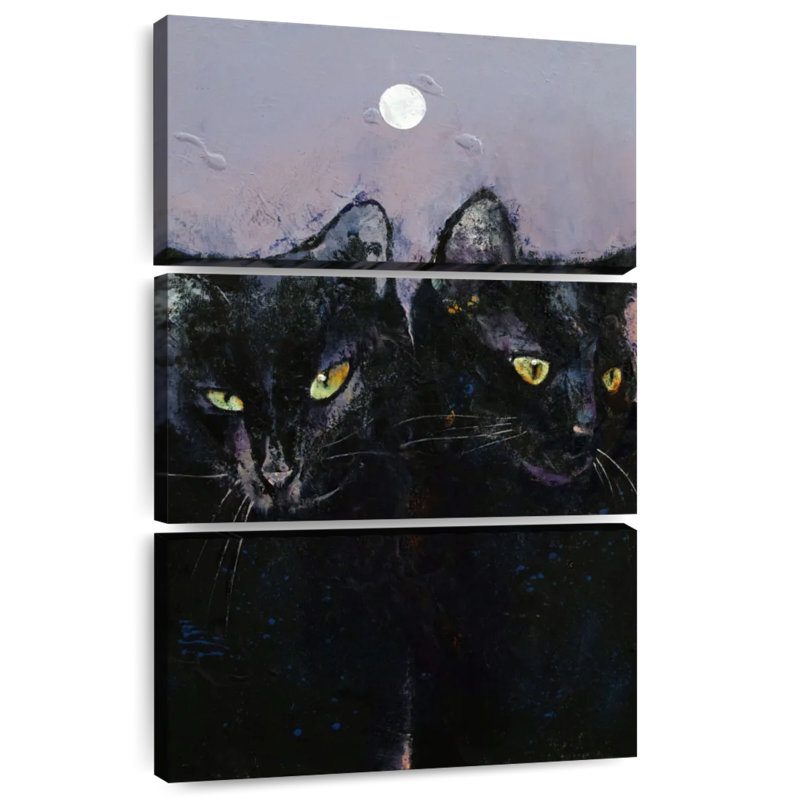 Brampt Gothic Cats, 23" H x 14" W