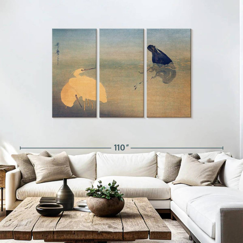 U To Shirasagi, 48" H x 74" W