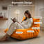 Fauteuil à billes sans accoudoirs, canapé et méridienne en mousse à mémoire de forme, canapé au coin du feu, fauteuil à billes avec compression-115604627