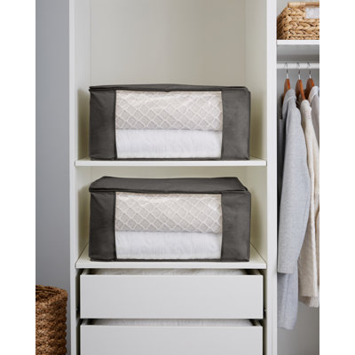  Paquet de 2 sacs de rangement géants en cachemire