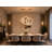 Transitional 3 Light Gold LED Crystal Chandelier